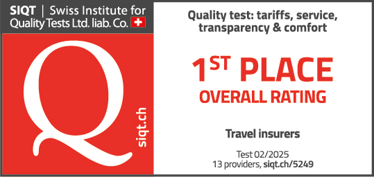 Seal Industry Champion 2025 First Place overall rating travel insurers 2025